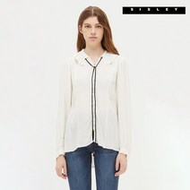 (정품)시슬리 박은빈 착용 버튼 리본 블라우스 SAWS15041-IV