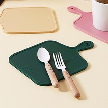 예쁜 북유럽 실리콘 냄비받침 냄비받침대 주전자받침 그릇 컵 받침대, (그린), 1개