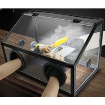 방진 상자 도색 먼지 그라인딩 샌딩 스프레이 세공, 3mm+팬