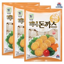 [퀴클리몰] 대림선 미니돈까스 1kg x 3개