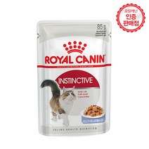로얄캐닌 인스팅티브 젤리 파우치 고양이 습식사료, 85g, 1개