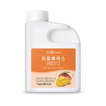 흥국에프앤비 맘스리얼베이스 애플망고 1kg 6개(1박스), 선택안함