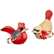 Lenox Winter Greetings 6피스 20.3cm 샐러드 접시, Salt & Pepper Set