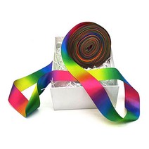 무지개 포장실 청첩장 리본 수입 원단 포장 끈 38mm 구디백 띠지 꽃다발 부케 줄 공예 공단 꽃집 답례품 화이트데이 포장용 선물 카네이션 생일 케이크 재료 양면 장식 타이 고급