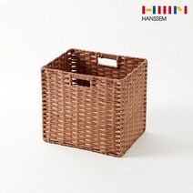 한샘(생활) 한샘 볼드 라탄 패턴 바스켓 대 브라운, 선택완료, 단일/상품