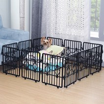 새끼 강아지 울타리 12p, 05_강아지 울타리 연브라운 12p