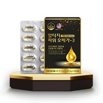 미국직수입 초임계 알티지 rTG 오메가3 DHA EPA 비타민D 혈행개선 기억력 뼈건강 영양제, 60캡슐, 1개