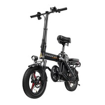 부릉이전기자전거 출퇴근 접이식 자토바이 리튬배터리, 상세 페이지 참고, 패션 순전20km6AH48V 20AH