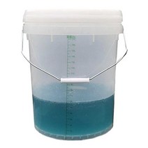 플라스틱 눈금통 사료 보관용기 계량통 물통 반투명 건설현장 저수통 페인트, 06 10L 투명, 1개