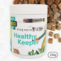 강아지밥그릇 애완동물 네오 헬시키퍼 락토헬퍼 장건강 250g 영양제 애견용품, 상세페이지 참조