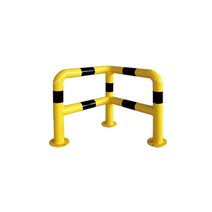 도로 안전봉 스틸 바리게이트 주차금지 규제 볼라드, (1.5mm) 500x500x600mm