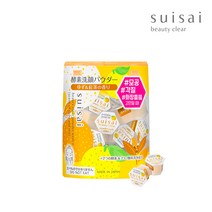 [수이사이] 뷰티 클리어 파우더 워시 N 유자&티향 (32개입), 단품