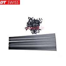 자전거 스포크 바퀴살 자전거 스포크 DT 스위스 챔피언 2.0 라운드 J-벤드/스트레이트 풀 헤드 블랙 (구리, STRAIGHT 32 PCS, STRAIGHT 32 PCS