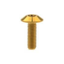 Catdogbear 티타늄 볼트 M5 M6 Torx 우산 헤드 오토바이 자전거 패스너 x 12 15mm 6x12 15 20mm105811, Gold