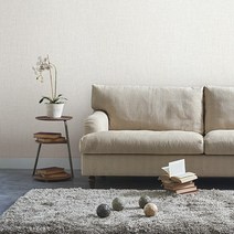 만능풀바른 합지벽지 LG49496-2 코튼린넨 라이트그레이, 일반풀바른벽지