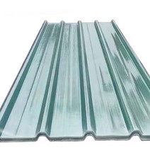 FRP 도단 10장 창고 골 공사 슬레이트 공장 지붕 방수 판 넬, 길이2.0m 두께1.2mm 10장