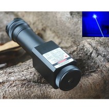 강력한 초점 도트 방수 레이저 포인터 손전등 450nm 블루 450T2000