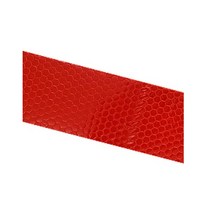 카포카 발광 반사테이프 반사스티커 (1M씩 연장판매), 벌집무늬 레드(50mm X 1m), 1개