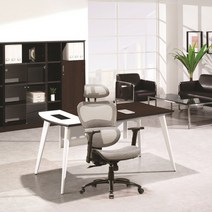 카펠라 월넛 팀장용책상/ CAPW-W1700 CAPW-1900/ W1700 W1900/ 화이트다리/ 앞가림판/ 사장실/ 임원실/ 대표실/ 사무실/ 중역용/ 사무가구, W1900[CAPT-W1900]