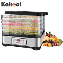 식품 탈수기 5 레이어 과일 야채 허브 고기 탈수 건조기 간식 건조 기계 110V 220V 식품건조기 감말리기 벼건조기 오징어건조기 리큅 홍삼건조기 말랭기, 07 KR_02 220V
