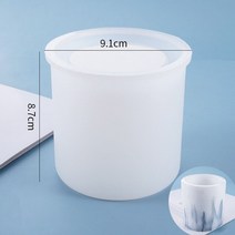 시멘트사이딩 세라믹 메탈 써모 사이딩 건축자재 시멘트보드 장식 DIY 콘크리트 실리콘 두 손 냄비 금형 즙, 16 Cylinder