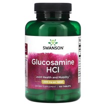 스완슨 글루코사민 HCI 1500mg 100정, 4병