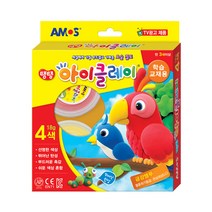 아모스 탱탱 아이클레이 18g 4색 학습교재용, 20개