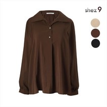 쉬즈나인 토프 윙카라 블라우스