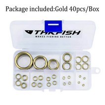 40pcs 라운드 커넥터 리그 링 낚시 액세서리 4mm30mm 낚싯대 가이드 용 O, 브라운