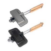 홈베이킹 샌드위치 메이커 쿠커 샌드위치팬 미니 프라이팬 그릴, 1개