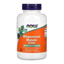 나우푸드 마그네슘 말레이트 180 식물성 캡슐 셀룰로스 스테아르산 이산화규소