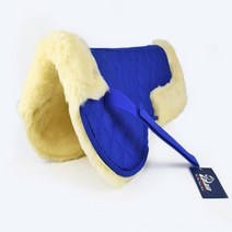 말 안장 승마 용품 울 패드 따뜻하게 유지, 없음