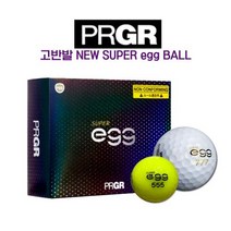 정품 PRGR SUPER egg 2피스 슈퍼에그 골프공 화이트 마포골프용품점 몬스터골프, 기본 : 상세페이지 참조
