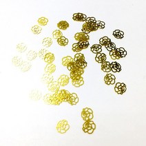 우드 필러 코킹 실리콘 월드 1 박스 반짝이 금속 프레임 UV 에폭시 수지 쥬얼리 필러 DIY 공예 네일 아트, 18 Rose