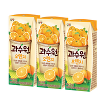 남양유업 과수원 190ml 48팩 사과 청포도 복숭아 과일주스, 04. 과수원 오렌지 190ml/48팩