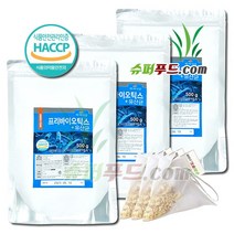 우리가족 유산균 + 유산균의 먹이 HACCP 식약처인증 프락토올리고당 20% 함유 프리바이오틱스 분말 내몸속 건강한 유익균 자연성분 올리고당치커리추출물 +슈퍼푸드.com 연자육티백, 500g, 3개