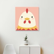 아란아트 귀여운일러스트그림액자 코끼리그림 부엉이그림 아이방꾸미기, 30 십이지 닭