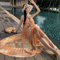동남아원피스 휴양지 해외여행 나시 플라워 원피스