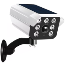 태양광 LED 보안 정원등 CCTV 카메라 모형 조명 센서등 솔라 발전 충전 등 CM-7LED