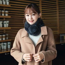 여성 쁘띠 목도리 앙고라머플러