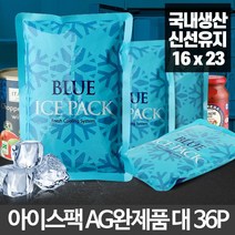 아이스 팩 완제품대 36P 박스 얼음 가방 보냉제젤 휴대용 일회용 업소용 미니 포장용 부직포 백, 본상품선택