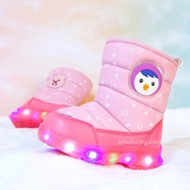 58000 뽀로로 버블 LED 발광부츠-핑크