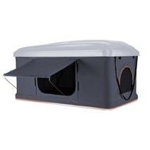 차량용 루프탑텐트 유압자동 하드텐트 3 4인용, 02. 화이트 커버 다크 그레이