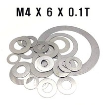 UP-SM4601 Shim M4 x 6 x 0.1T (내경 4mm 외경 6mm 두께 0.1T (10개입)