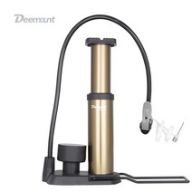 LUMET 디마운트 휴대용 미니 발펌프 자전거 공기주입기 농구공 축구공 물놀이 튜브 (746249EA), 4개, 골드