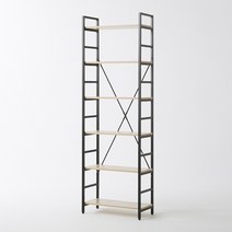 블루밍홈 테스 6단 책장, 블랙