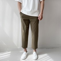 피노치 남성 9부 여름 린넨 와이드 팬츠 바지 빅사이즈 기본타입