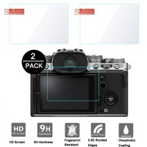 배터리 카메라용 밧데리 2Pack 후지 Fujifilm X-T4 X-T30 X-100V 두께 2.5D HD 지우기 유리 스크린 프로텍, 02 X-100V