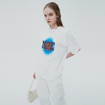 앤커버 라스트 포에버 그라데이션 티셔츠-블루 - BLUE 127448