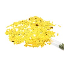 파티축포20(메탈골드직사각) 꽃가루 생일 추카추카, 단품